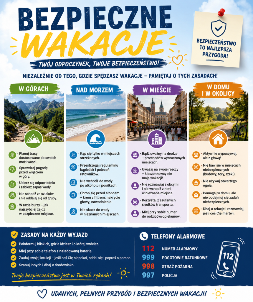 bezoieczne wakacje