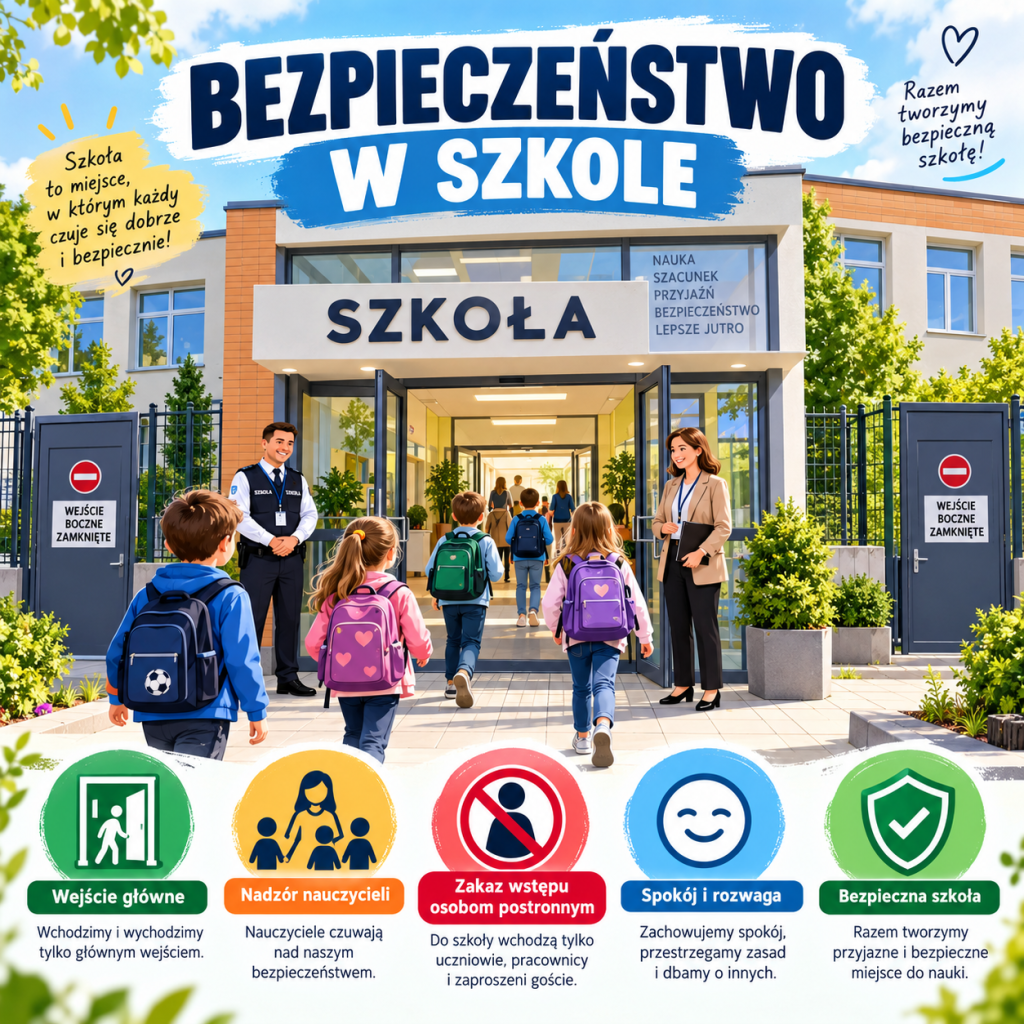 Bezpieczna szkoła – razem dbamy o bezpieczeństwo